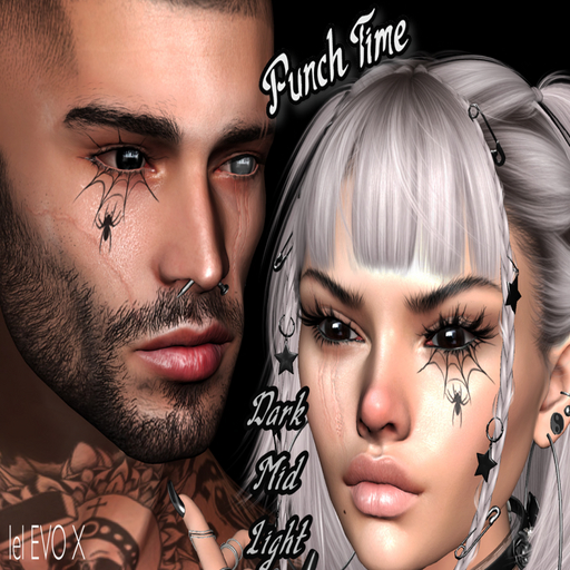 Second Life Marketplace . PUNCH TIME TaTtOo . SPIDER [EVOX]